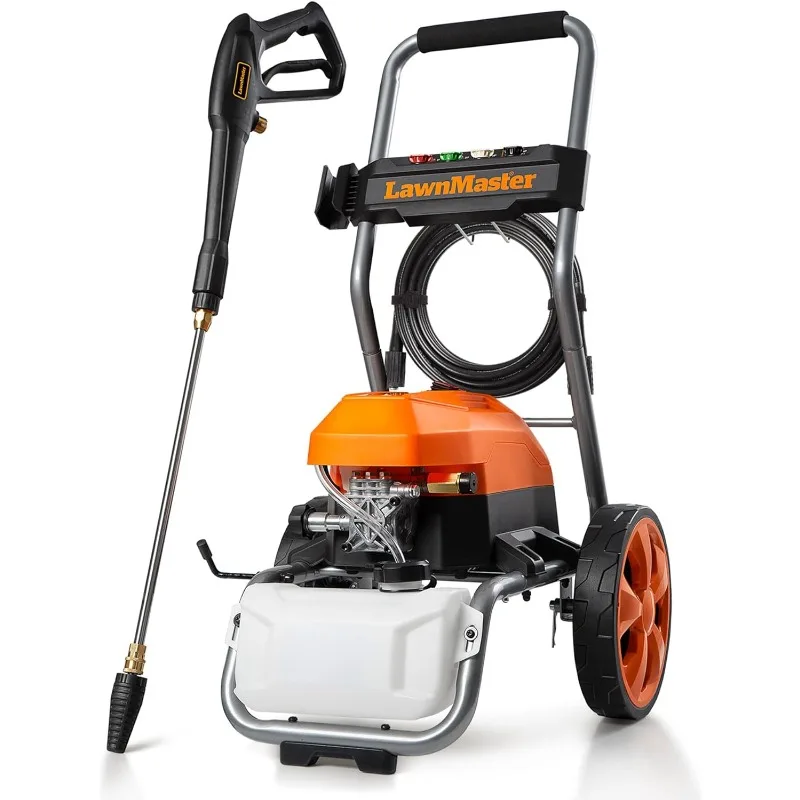 LT2100B Electric Pressure Washer 2300 PSI MAX 13 Amp 1.2 GPM CSA Certified with 5 Nozzles Powerful Storage Organizati