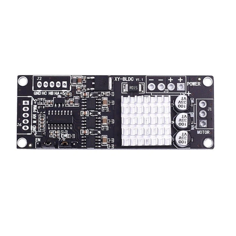 DC 12V-30V 200W Three-Phase BLDC Motor Controller Hall Sensor 10Khz PWM Driver Forward Reverse