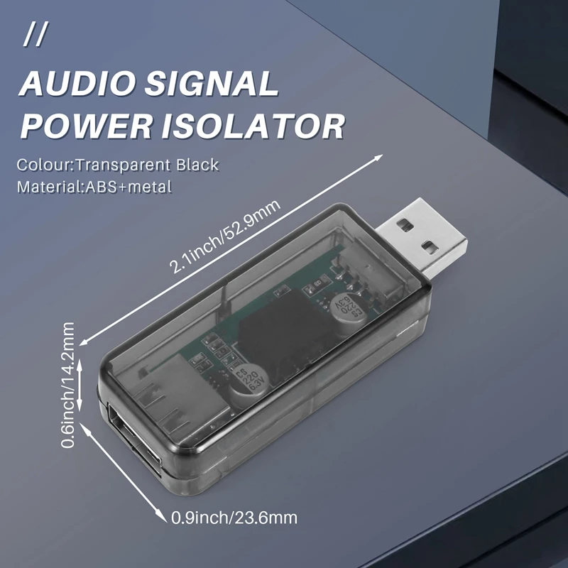 Isolador de sinal de áudio digital USB para USB, Módulo isolador USB, Suporta 12Mbps, 1.5Mbps, ADUM3160