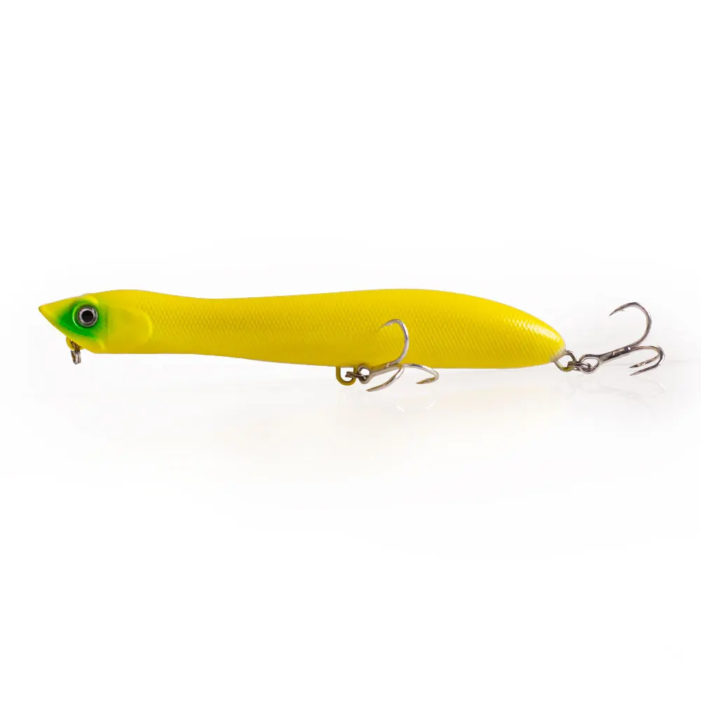 120mm/18g Topwater Pencil Popper Schwimmender Angelköder Snakehead Wobbler Tackle Baits Minnow für Schnapper, Flunder, Bass, Chub