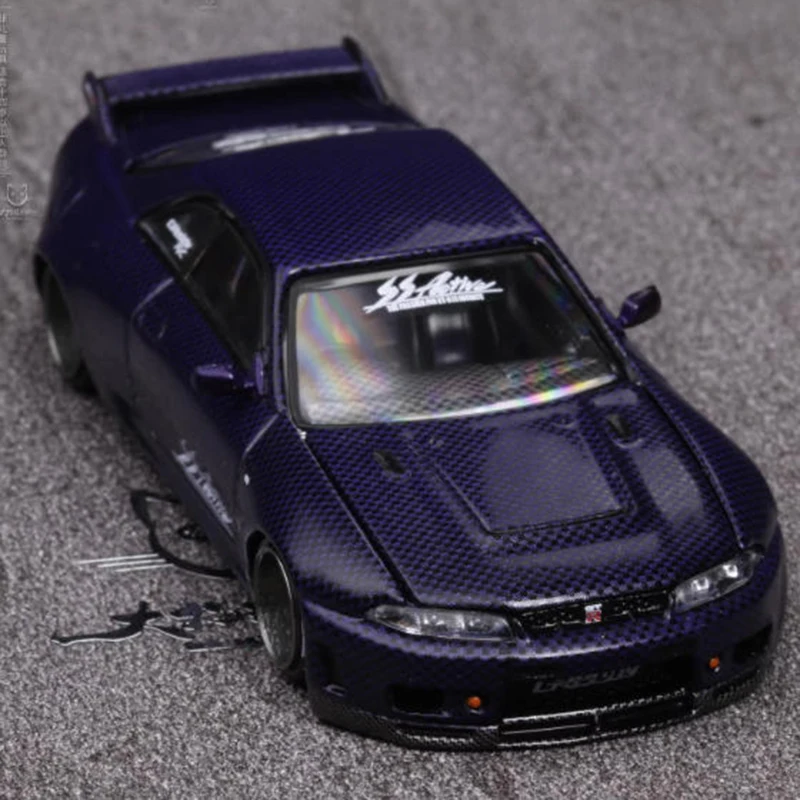 โมเดลรถ Kaido House MINIGT 1/64 Skyline GTR R33 ทำจากโลหะผสม แบบตั้งโชว์ ของสะสม ตกแต่งบ้าน ของขวัญวันหยุด ของเล่น