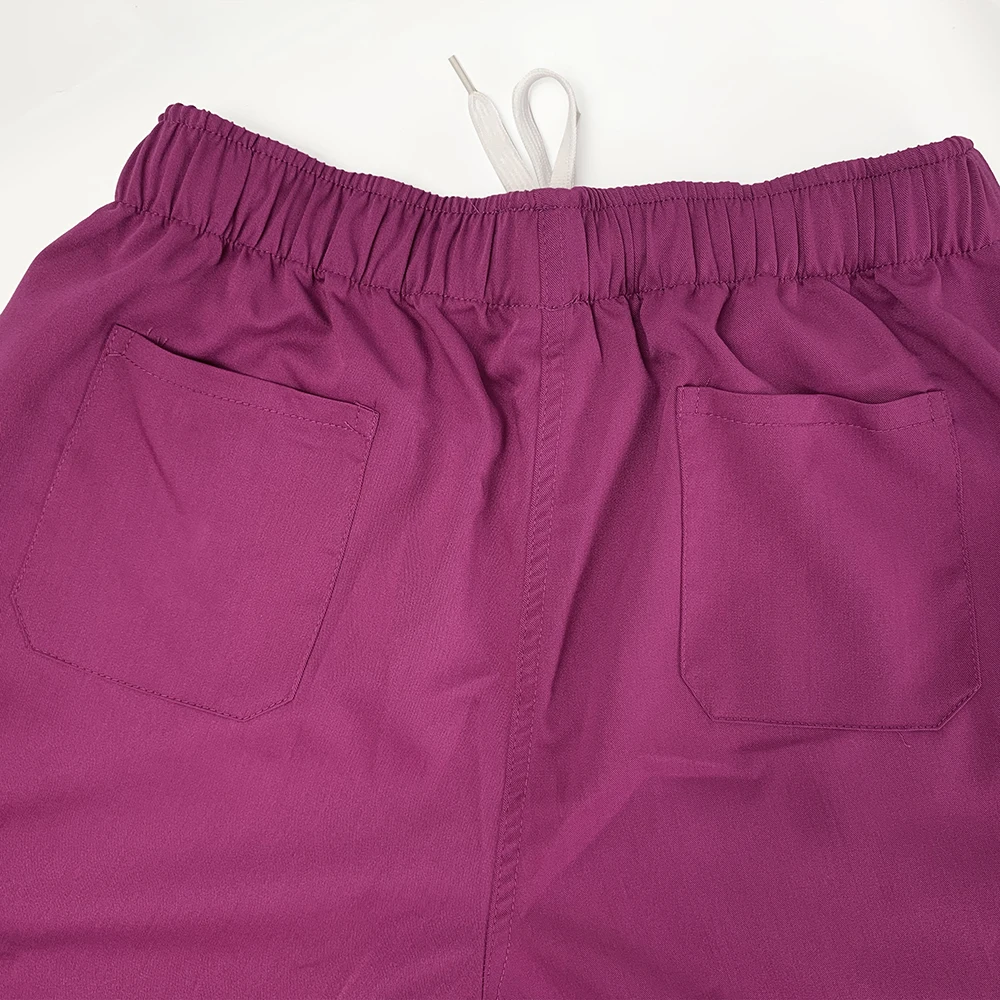 Frauen Scrubs Krankenschwester Zubehör Medizinische Uniform Unisex Slim Fit Komfort Klinische Frauen Operationssaal Arbeitsuniform Jogger Anzug – Detail 29