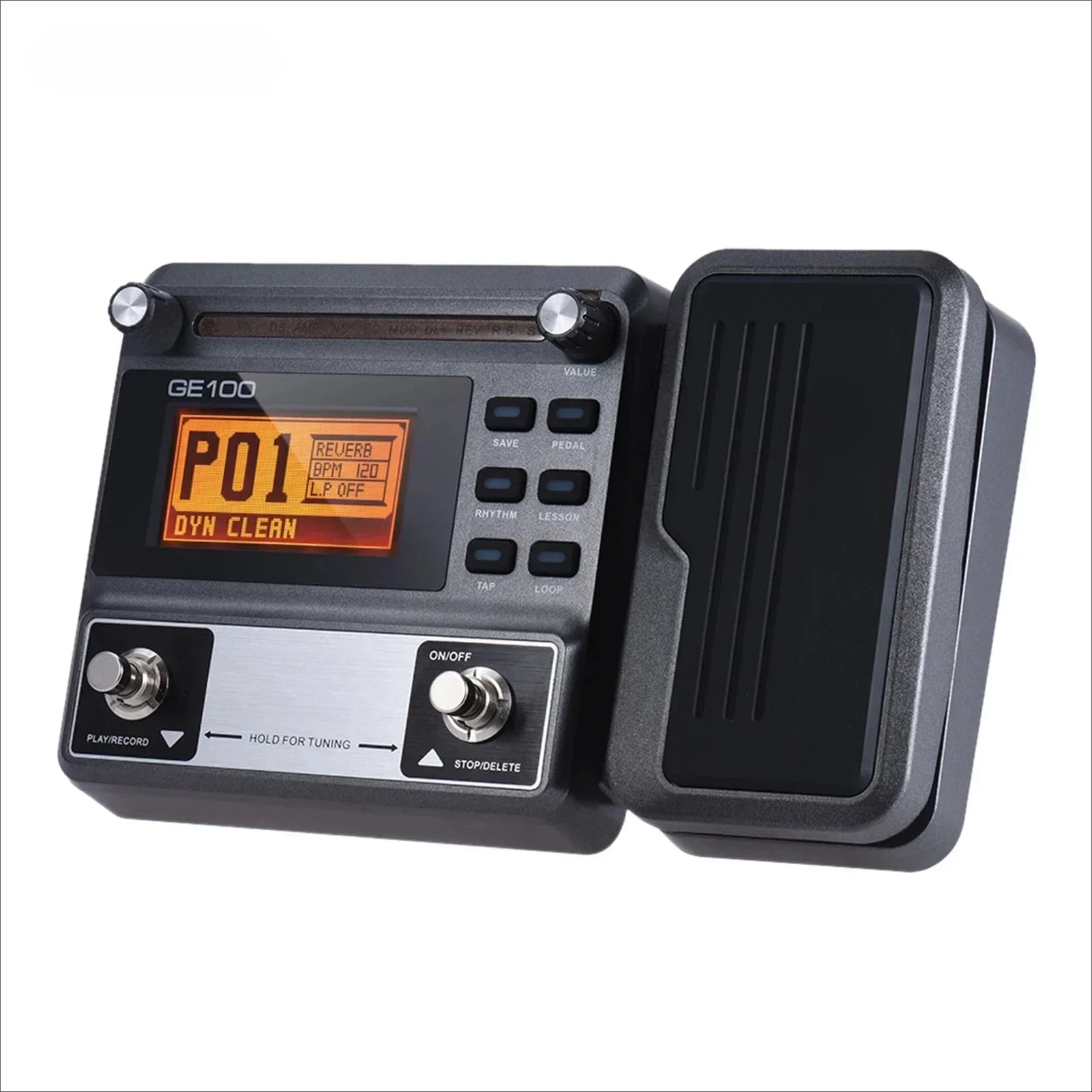 

For Guitar Multi-effects Processor Effect Pedal With Loop Recording,Tuning Tap Tempo Rhythm Setting Scale And Chord Lesson Funct