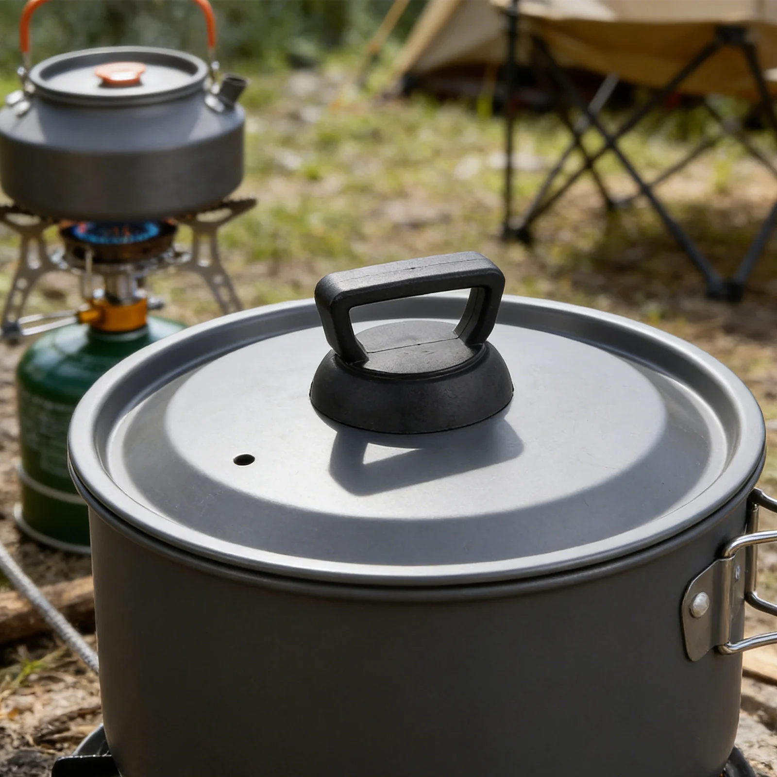 

2pcs Universal Pot Lid Knobs Black Replacement Handle For Kitchen Cookware Non-Slip Heat Resistant Pan Cover Knob Grip Cooking