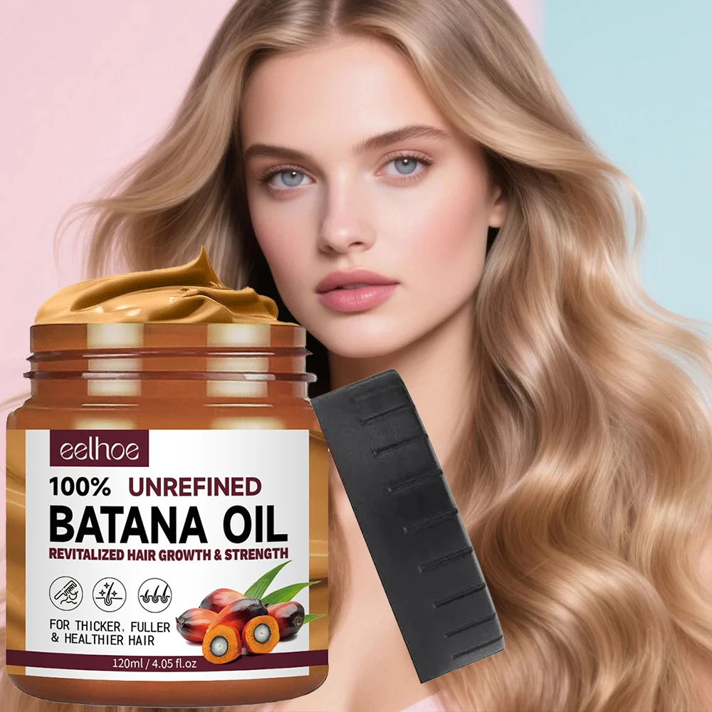 Batana Oil Natural Hair Care Cream Strengthen Scalp Boost Thicker Fuller Healthier Hair Nourishing Daily Hair Treatment Balm