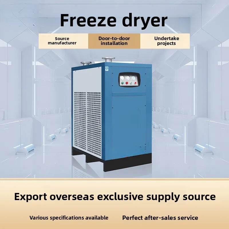 

Compressed Air 6 Cubic Feet 30hp Air-cooled Cold Industrial Refrigerated Dryer Milk Product Freeze-drying Machine Equipment