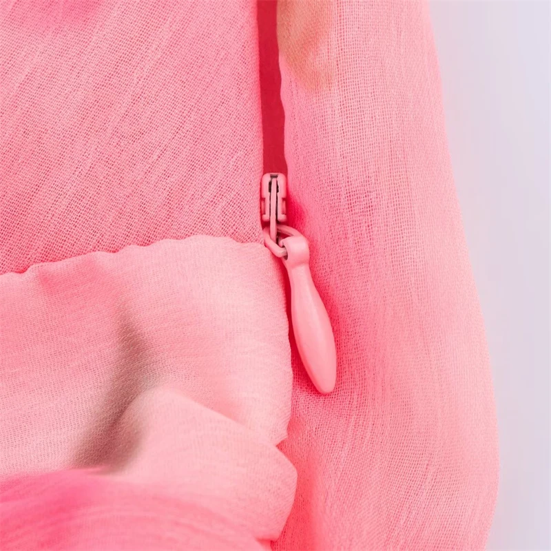 Keyanketian 2025 primavera/outono novo feminino fresco flor impressão mini vestido de férias vento com decote em v cintura alta manga longa vestido em camadas