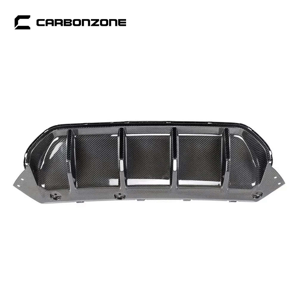 Diffuseur de pare-chocs arrière en fibre de carbone pour BMW M5, F90, kit de corps de becphone de coffre, accessoires de voiture