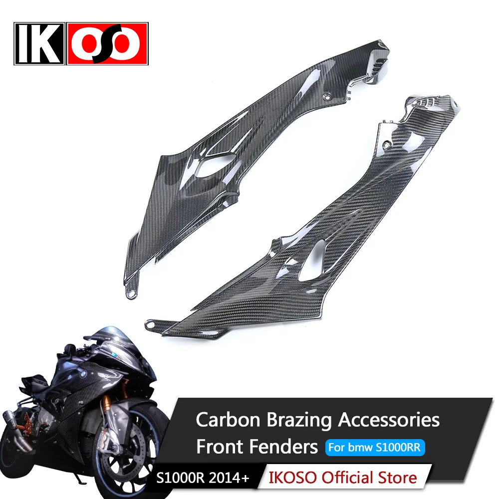 IKOSO for Motorcycle Bmw S1000R Model Accessories Conversion 3K Complete Carbon Fiber Exterior Parts Fuel Tank Side Panel 2023+