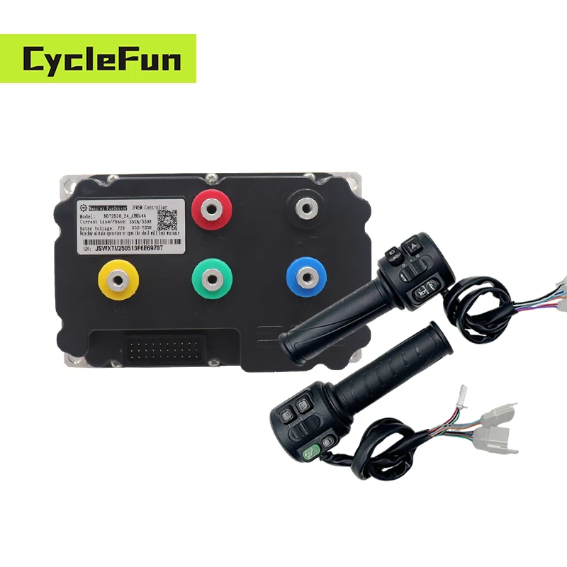 

48 В-72 В 100A 2 кВт-3 кВт FarDriver ND72300 с комплектом контроллера двигателя дроссельной заслонки T08 для электрического скутера, двигатель-концентратор электрического велосипеда