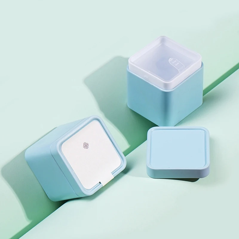 Mini Tin Storage Box, Selado Chá Caddy, Small Square Coffee Jar, Chá Folhas Recipiente Latas, Small Tinplate, Spices Storage Boxes, 1Pc