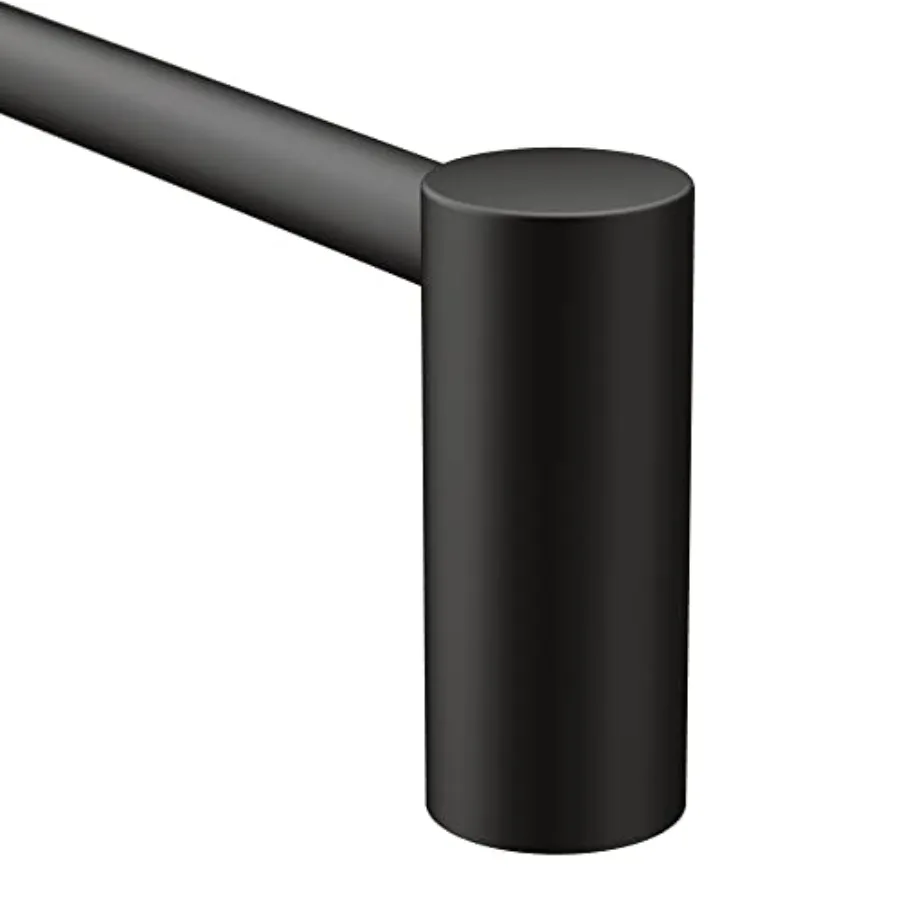 

Align Matte Black 24 in. Modern Towel Bar Wall Mounted Towel Hanger YB0424BL