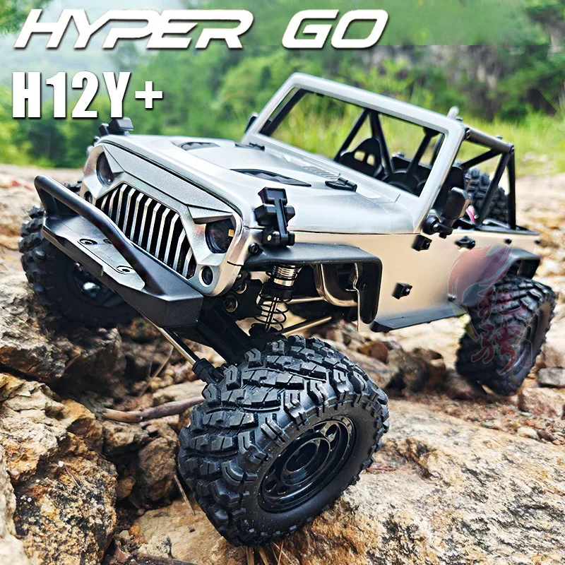 

Mjx h12y/h12y+ 1:12 full-scale remote-controlled mountaineering off-road vehicle, brushless electric home climbing car toy.