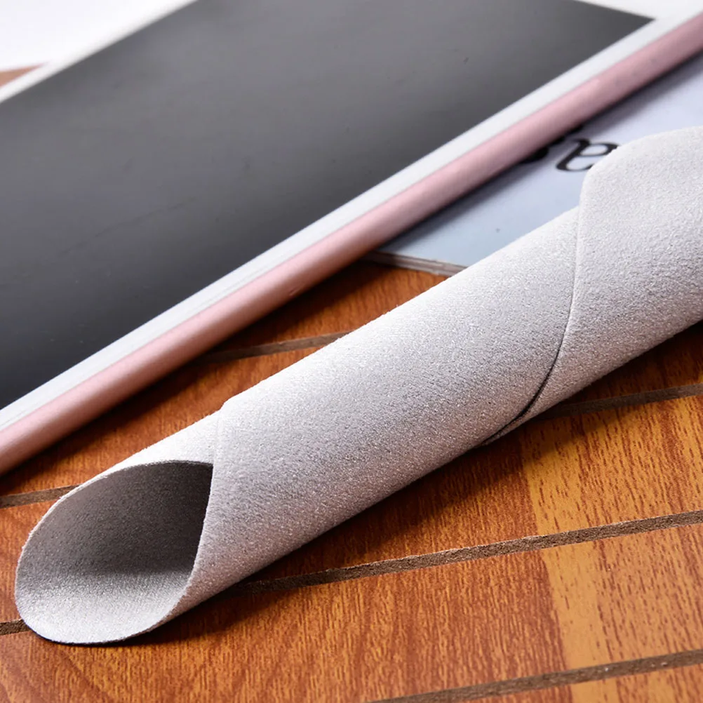 

10 Pcs Cleaning Cloth Portable Piano Wipe Guitar Polishing Music Musical Instrument Supply Suede for Traceless Set