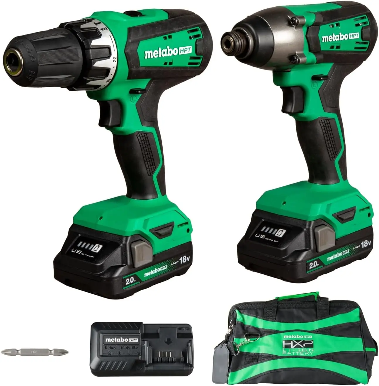 

18V MultiVolt Cordless Hammer Drill and Impact Driver Combo Kit, Cordless Power Tool Set with 2 Lithium-Ion Batteries and Charge