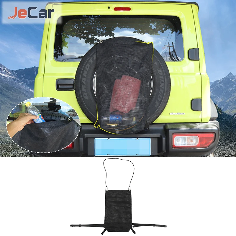 Universal Car Tailgate Replacement Tire Storage Bag Portable Tool Organizer Bags For Jeep Wrangler BJ40/BJ40L/BJ40Plus/Jimny