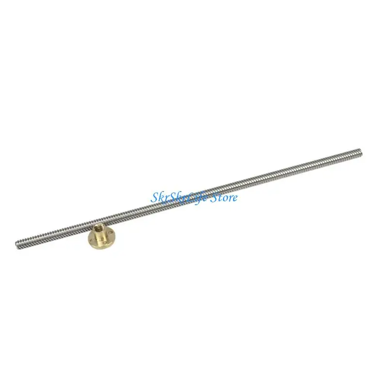 

E65E T8 8 мм Гайка Винт Трапециевидная часть 3D-принтера 300 мм/350 мм/400 м/500 м/600 мм