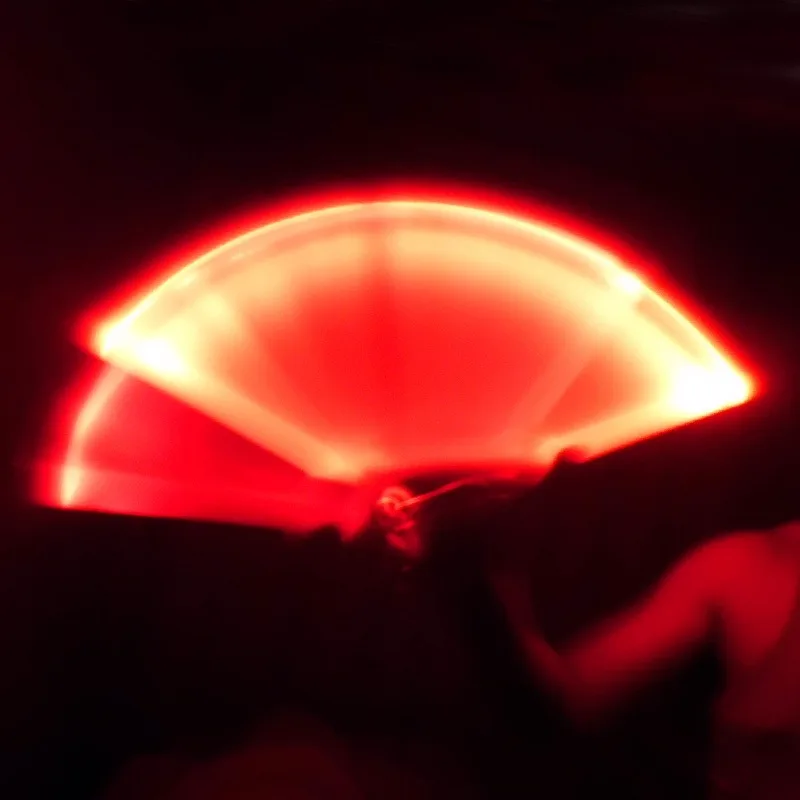 Glow Dark Nunchaku Dual Section Staff Rainbow Fluorescent Performance Training Light Up Vibration Sensor Switch Durable Anti New