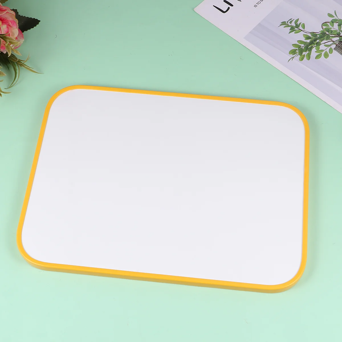 

1Pcs Magnetic Whiteboard Plastic Hanging Writing Board 21x28cm Home School Office Blackboard Message Board Hanging Whiteboard