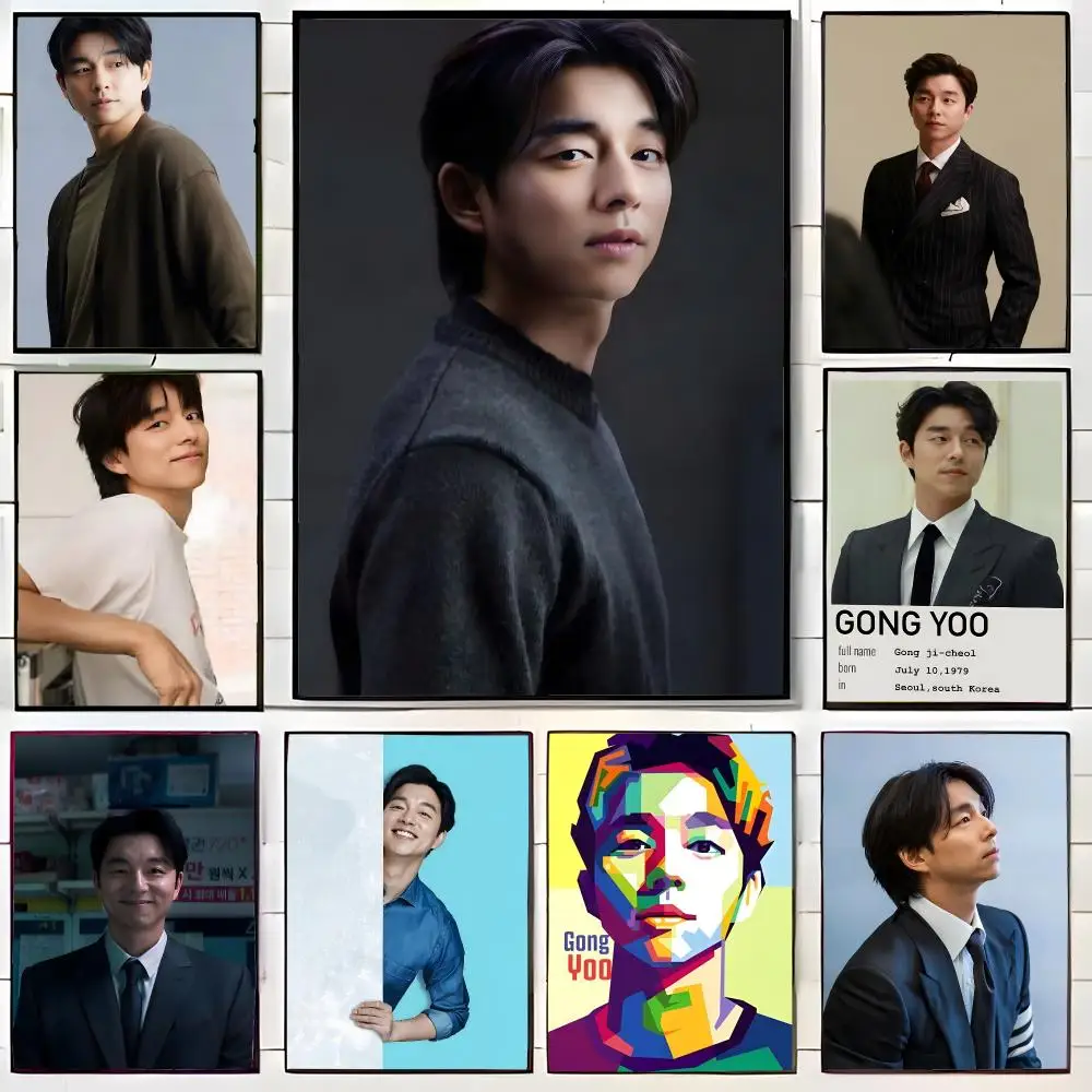 Actor Celebrity G-Gong Yoo Poster Wall Art Print Decorative Mural Home Decor Gift Unframed