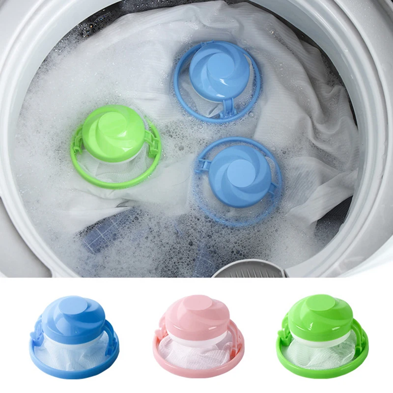 

Portable Hair Removal Catcher Filter Mesh Clothes Cleaning Ball Bag Dirty Fiber Collector Washing Machine Filter Laundry Ball