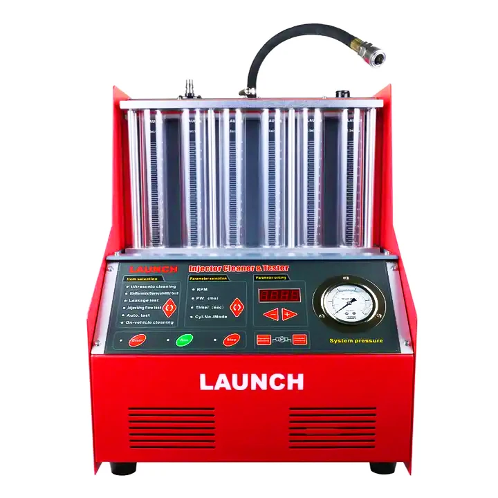 CNC-602A fuel injector cleaning machine Gasoline car injector diagnosis ultrasonic high pressure cleaning machine