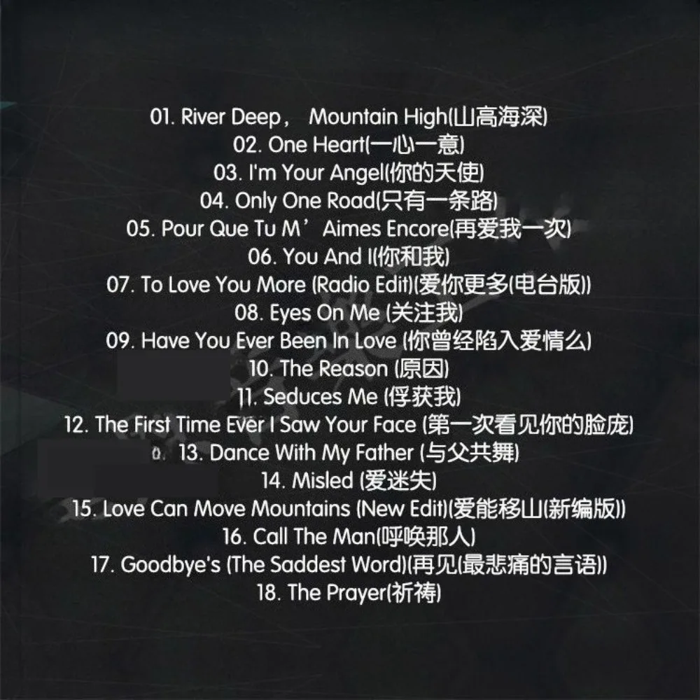 Celine Dion New & Greatest Hits 4CD - مسارات Western Diva's Iconic - صوت بدون فقدان لمحبي الموسيقى وجميعها