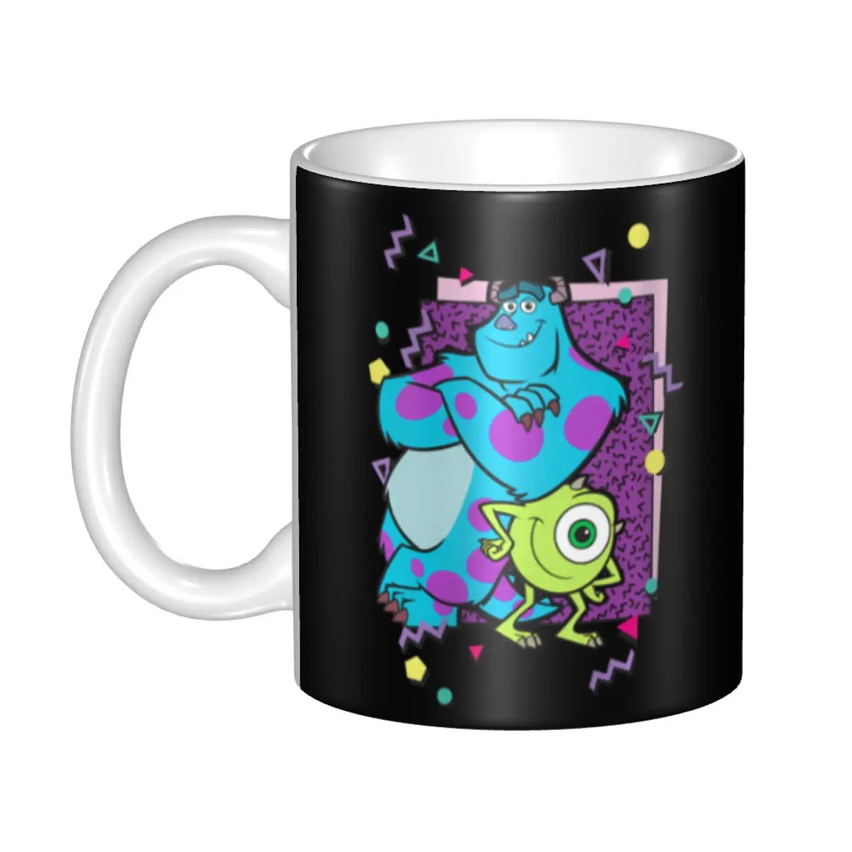 

Кофейная кружка Monsters Inc с рисунком Майка Вазовски Салли, сделай сам, керамическая кружка на заказ, креативный подарок