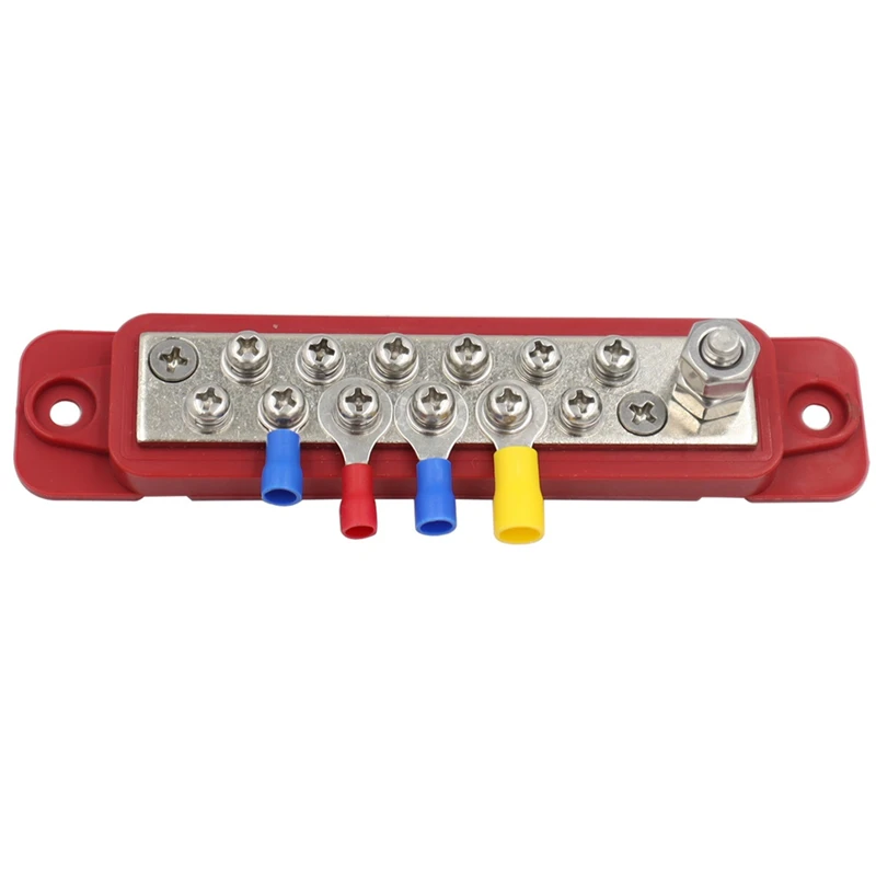 48V 150A Power Distribution Block Bus Bar Terminal Block 1/4