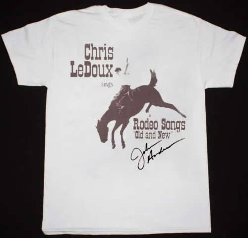 Chris LeDoux – Rodeo Songs Old And New VTG T Shirt All Size S to 3XL For Fans