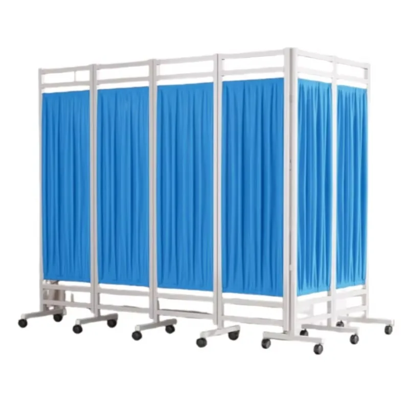 شاشة ستارة أثاث المستشفى الفولاذية شراء شاشات السرير 4 شاشات حوض قابلة للطي #4