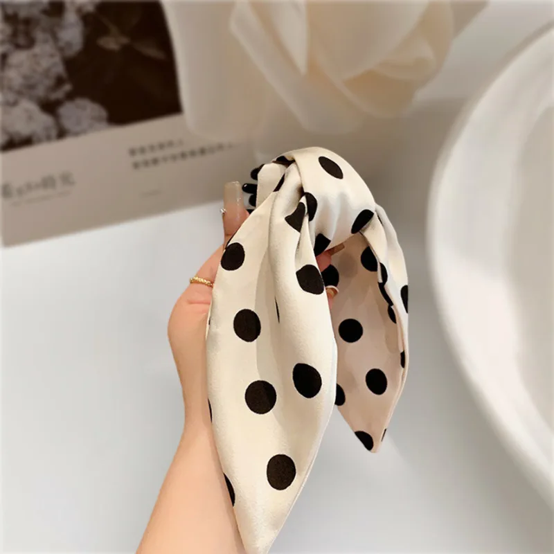 

2025 New Children Black White Polka Dots Bowknot Hair Claws Hairpins Women Girls Sweet Headwear Hair Clips Kids Hair Accessories