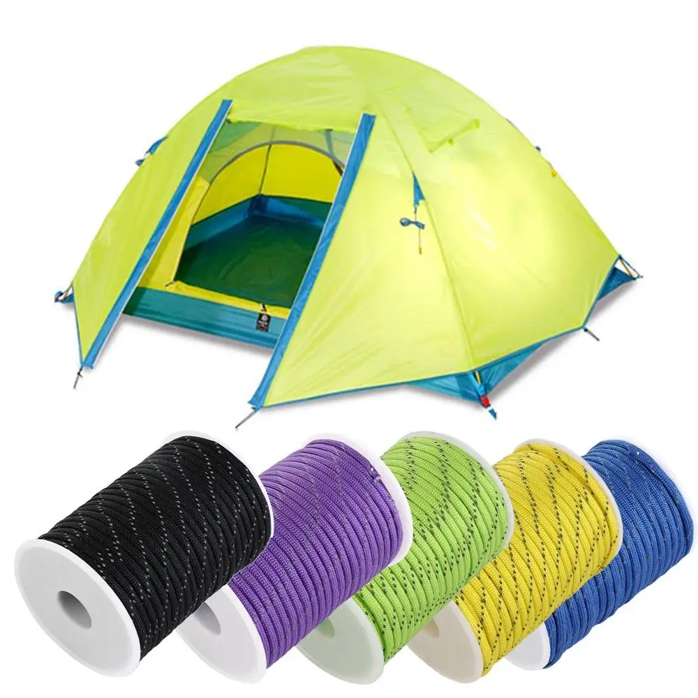 

Cord Canopy Lanyard Camping Hiking Tent Lanyard Strap Reflective Tent Rope Umbrella Rope Parachute Line Reflective Paracord