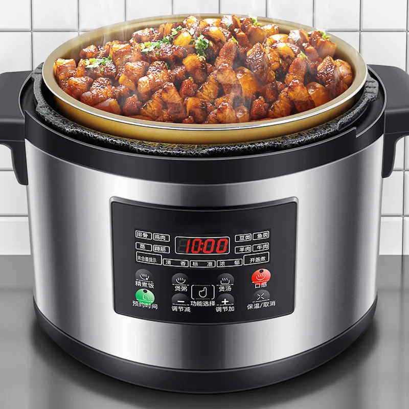 

Large Purpos Stewed Lamb Rice Cookware Stainless Steel Commercial 15L 18L 20L Electric Pressure Rice Cooker