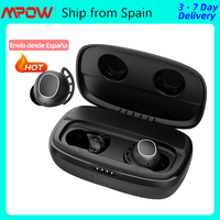 Mpow M30 Plus True Wireless Earphones IPX8 Sweatproof 100H Standby Time Deep Bass Stereo Bluetooth TWS Earbuds Spain Fast Ship