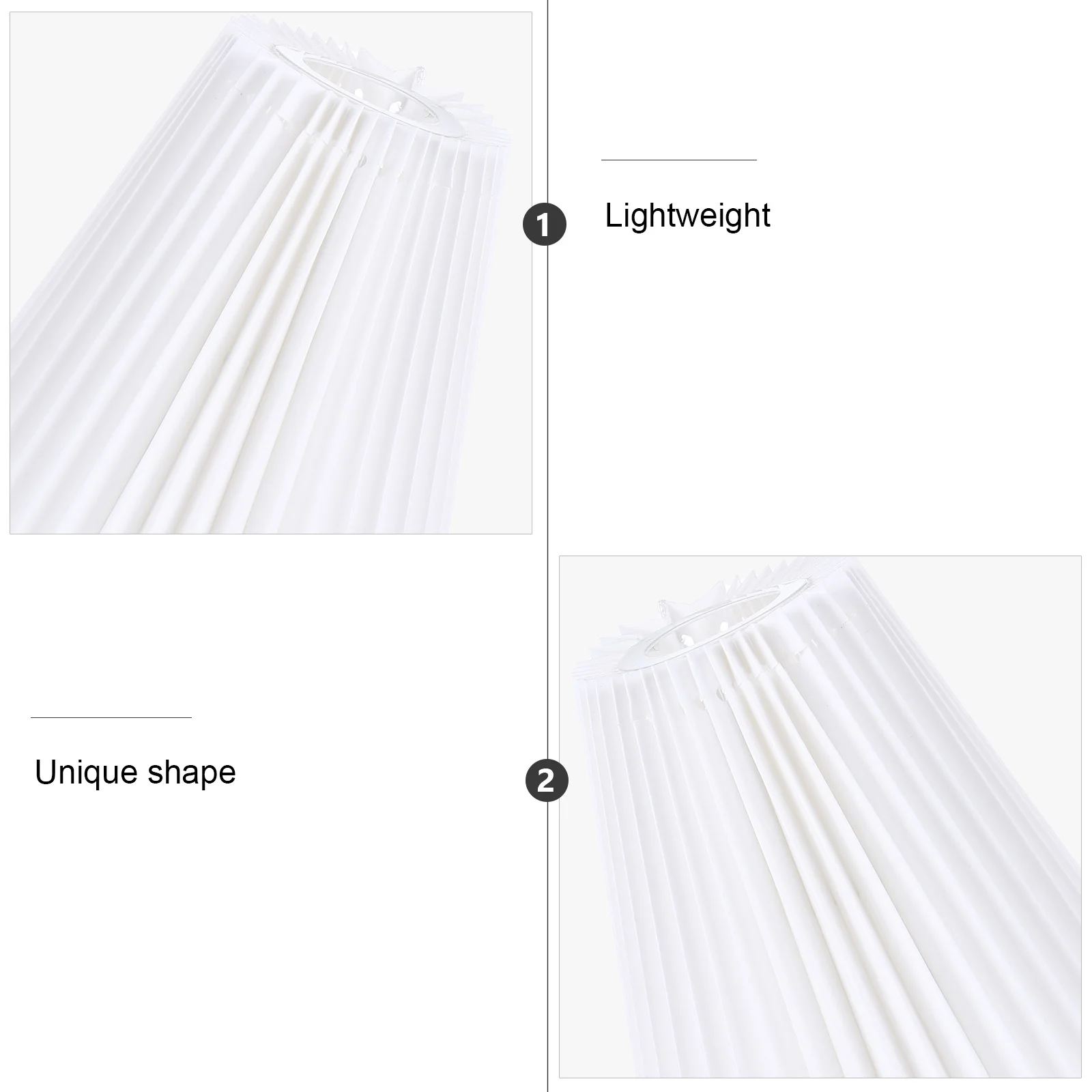 

Fabric Lampshade Table Bedside Covers Small Dust Protection Warm Atmosphere Pleated Shade Cloth Light Shell Cover Desktop Floor