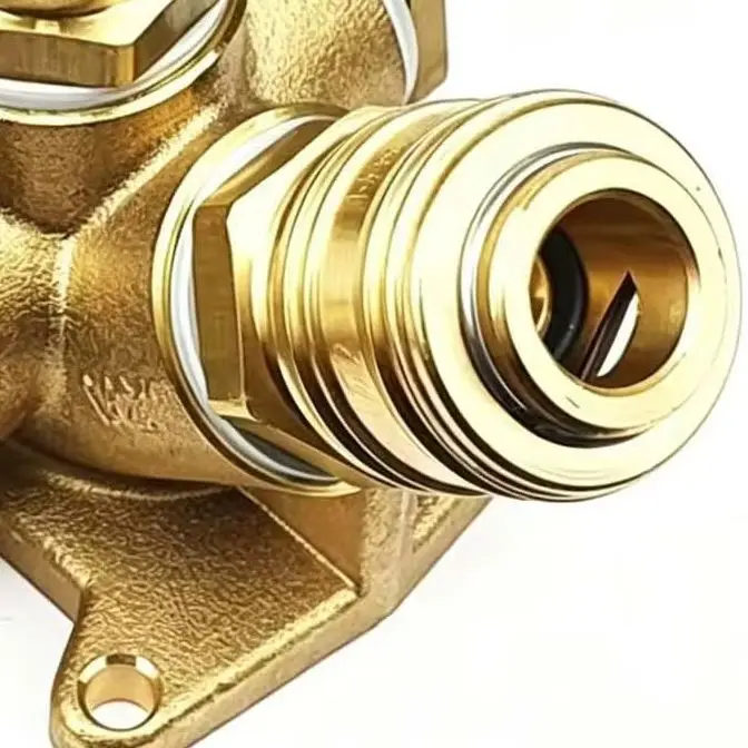 Five Way Air Manifold Pneumatic Air Hose Connector For Efficient Setup Reliable Performance Quick Twist Installation