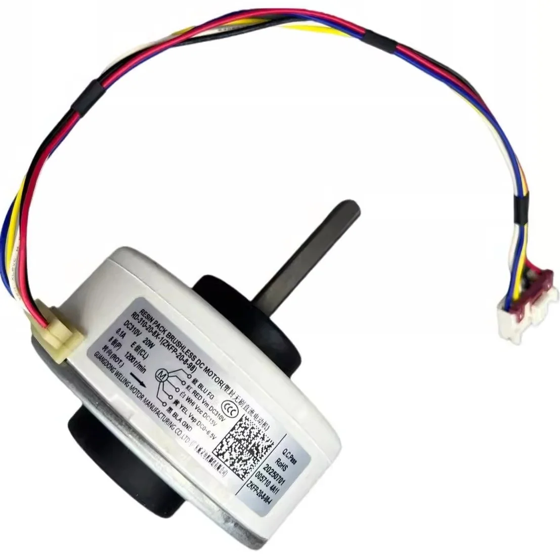 

DC310V 20W двигатель постоянного тока для кондиционера для xiaomi RD-310-20-8X-1 ZKFP-20-8-98 замена двигателя вентилятора кондиционера