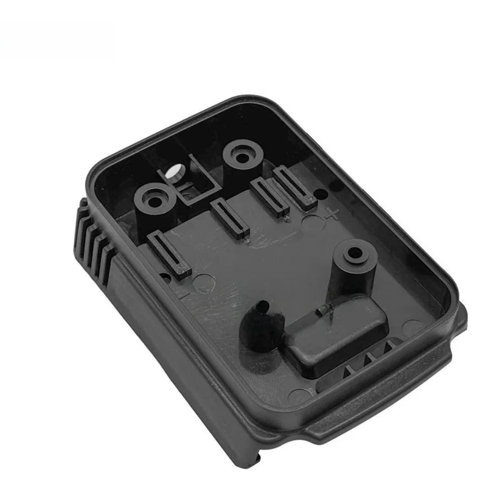 Wall Mount Holder For Bosch 18V Battery Storage Rack Desktop Organizer Plastic Black For Quick Release Space Saving Tool For