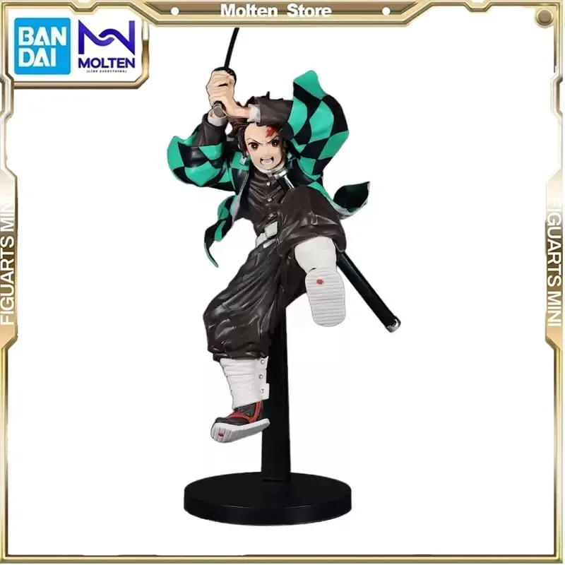 

Bandai Genuine Demon Slayer Kamado Tanjiro Action Figure Ornament Collectible Model Toys Children Birthday Gift