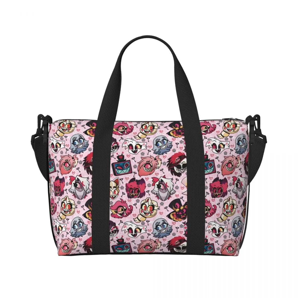 

Сумка-тоут для отелей на заказ, женская большая вместительная сумка в стиле аниме, тренажерный зал, пляжная дорожная сумка на плечо