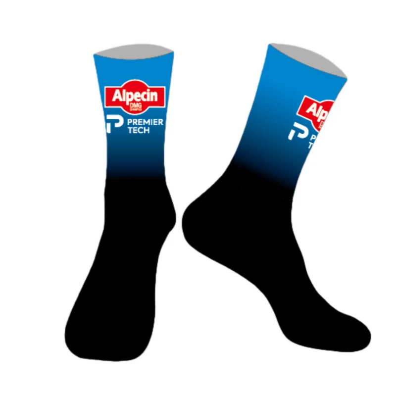 

LASER CUT ONE PAIR ALPECIN TEAM Велосипедные носки Противоскользящие велосипедные гоночные MITI Дышащие для мужчин и женщин