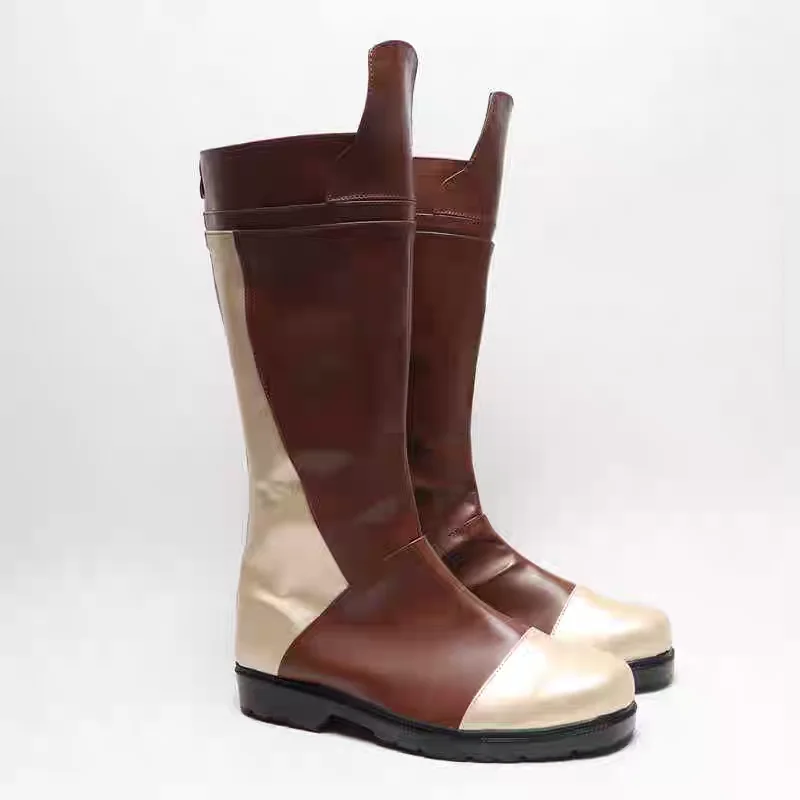 Anime Game Jedi Temple Guard Custom Made Cosplay Shoes Boots Halloween Costume Accessories Props Made