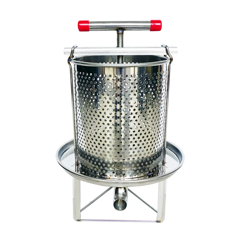 Manual Honey Press Machine Bee Honey Presser Extractor Beeswax Honey Pressing Beekeeping Tools  Fruit Squeezer Wine Crusher