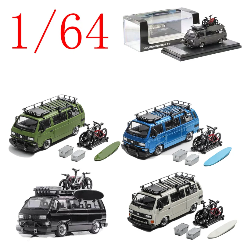 

Mortal Diecast 1/64 Scale Volkswagen Alloy Model Cars Volkswagen T3 Play Vehicles Toys for Boys Gift Original Box