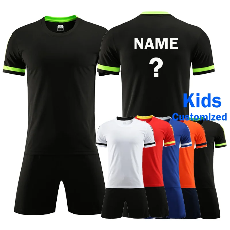 

Kids Custom Football Jersey Suit Child Child Soccer Team Youth Soccer Uniforms Kids Jersey Custom Football Top For Teens Girl
