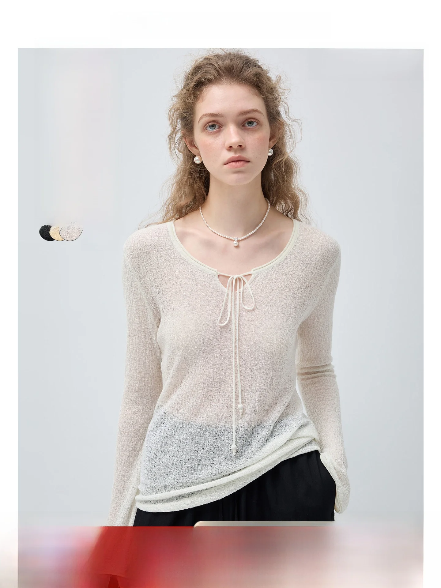 

VEGA CHANG RAYON LONGBLEW KNITTED SWEATSHIRTS 2026 EARLY SPRING NEW STYLE COMFORTABLE BREATHABLE round NECK SWEATSHIRTS