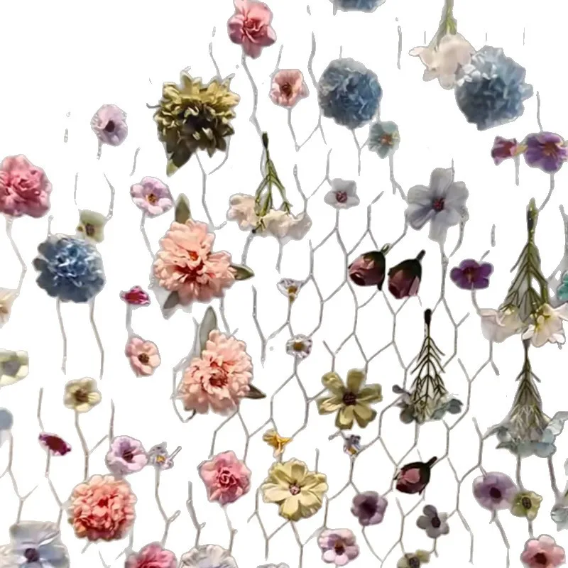 

Waterfall net flower path background suspended photo wall simulated flower DIY red hand arrangement simulated flower art decora
