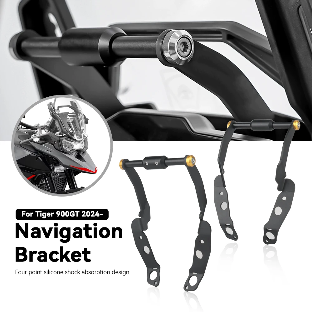Für Tiger 900 GT/GT Pro/GT Rally Pro 2024 2025 2026 Neue Motorrad-Navigationshalterung 22mm Telefonhalter Lenkerverlängerung
