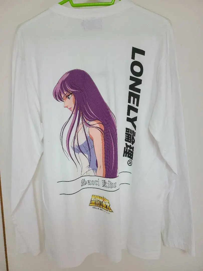 

lonely logic Saint Seiya collaboration T-shirt Athena Kido Saori